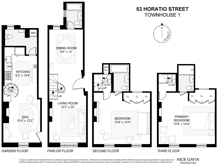 53 Horatio Street W. Greenwich Village New York NY 10014
