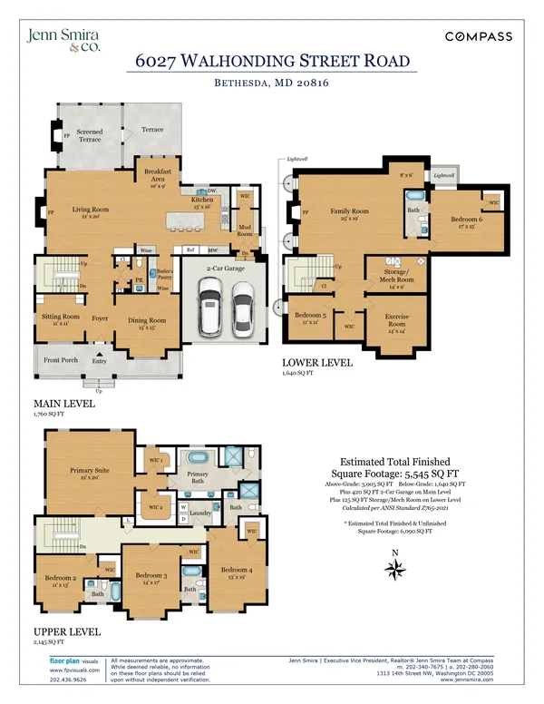$2,695,000 | 6027 Walhonding Road, Bethesda, MD 20816