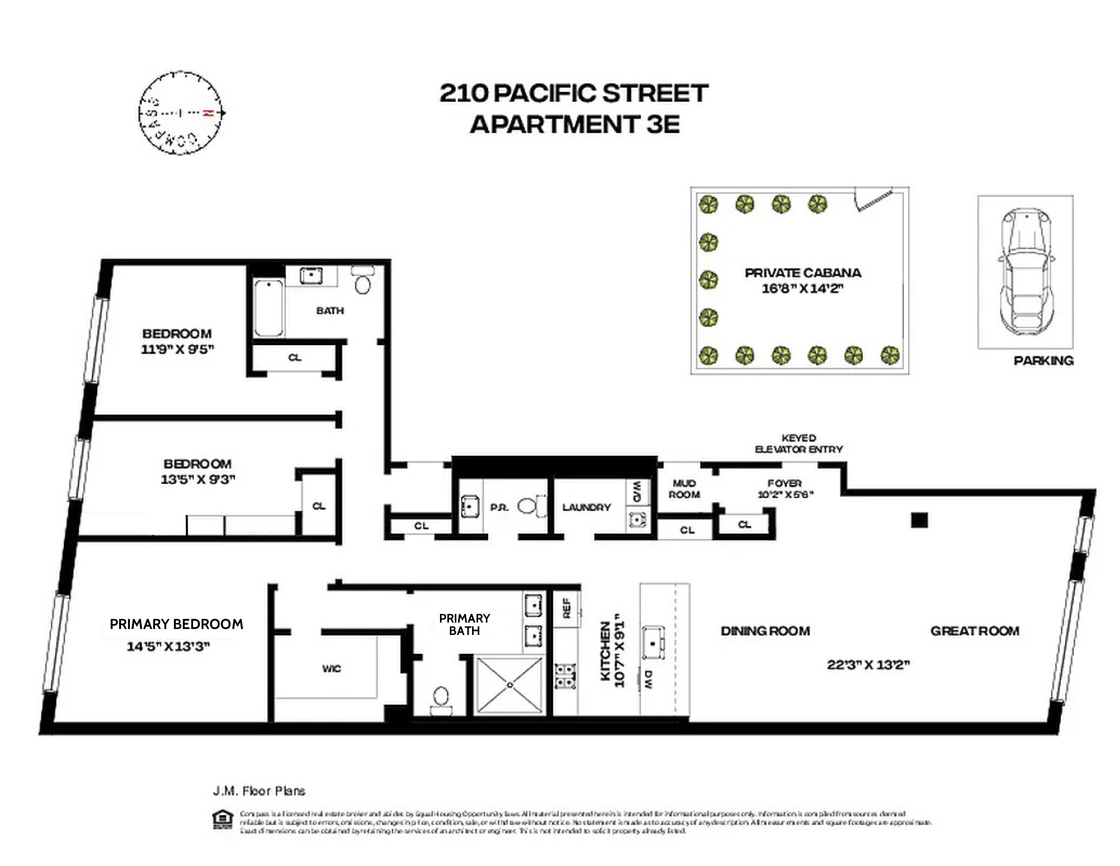 210 Pacific Street, Unit 3E Brooklyn, NY 11201 - Photo 14 of 14 a black and white photo of a black and white photo