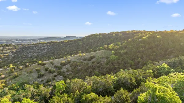 a view of a city from a balcony