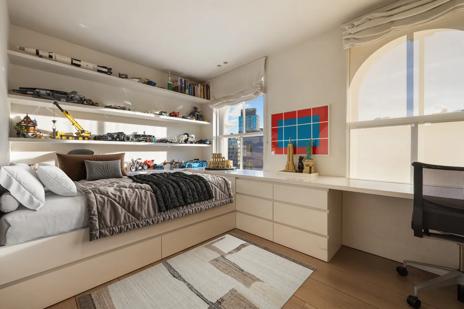 a living room with furniture window and flat screen tv