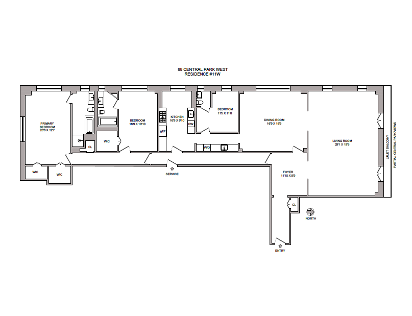 88 Central Park West, Unit 11W Manhattan, NY 10023 - Photo 6 of 6