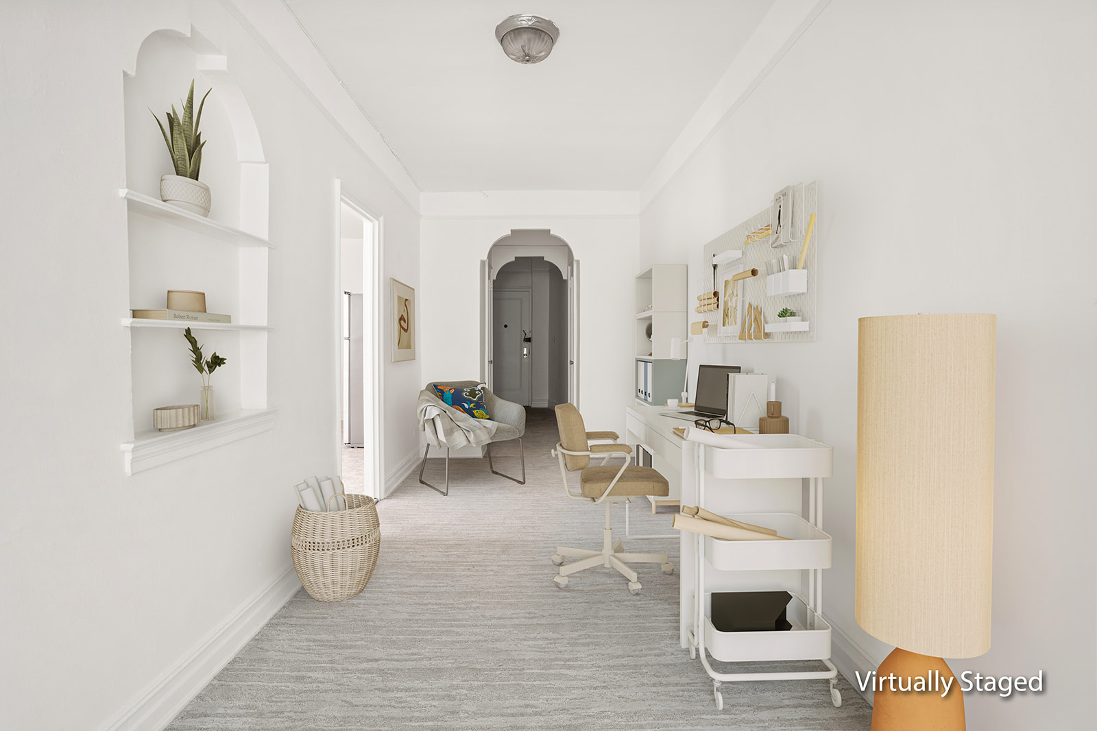 72-17 34th Avenue, Unit 4J Queens, NY 11372 - Photo 9 of 14 a living room with furniture and a table