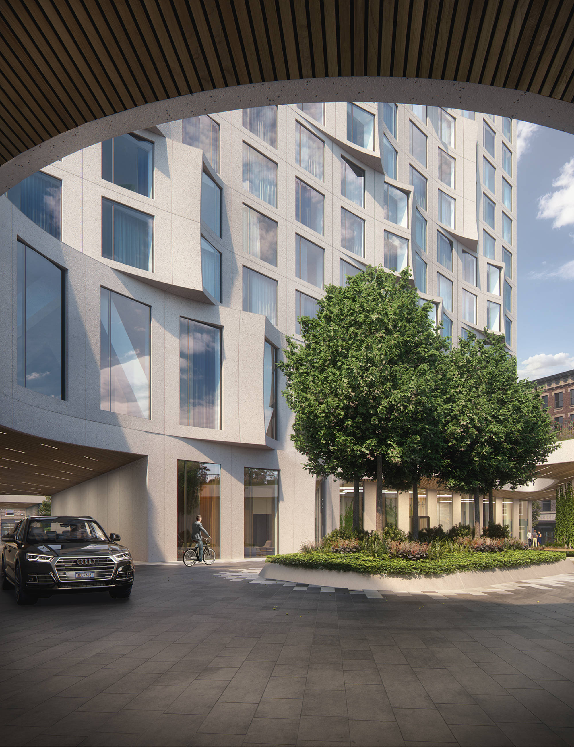 11 Hoyt Street, Unit 10M Brooklyn, NY 11201 - Photo 22 of 24 a view of a street that has couple of cars parked on the road