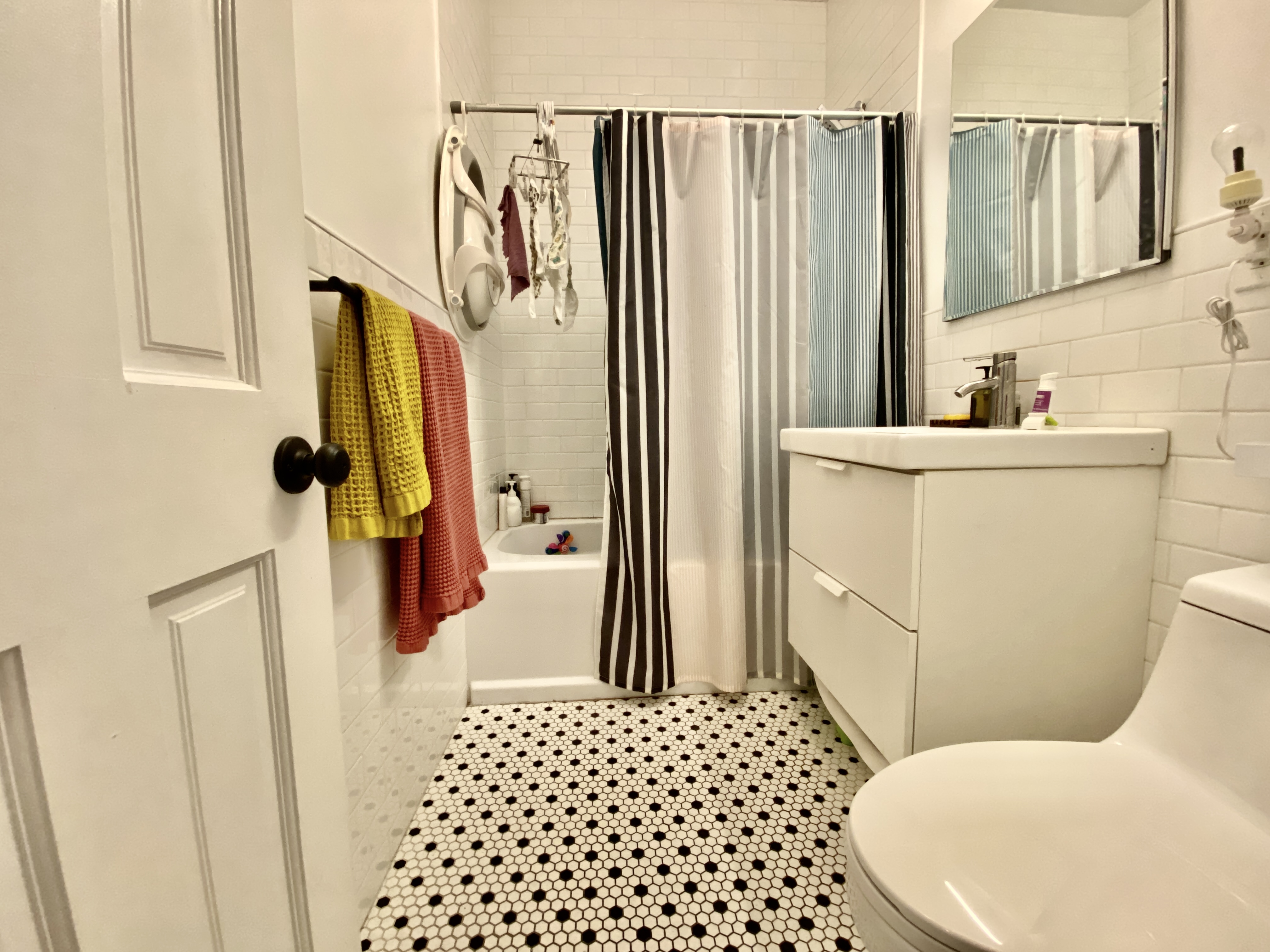602 Madison Street, Unit 2 Brooklyn, NY 11221 - Photo 10 of 10 a bathroom with a sink and toilet