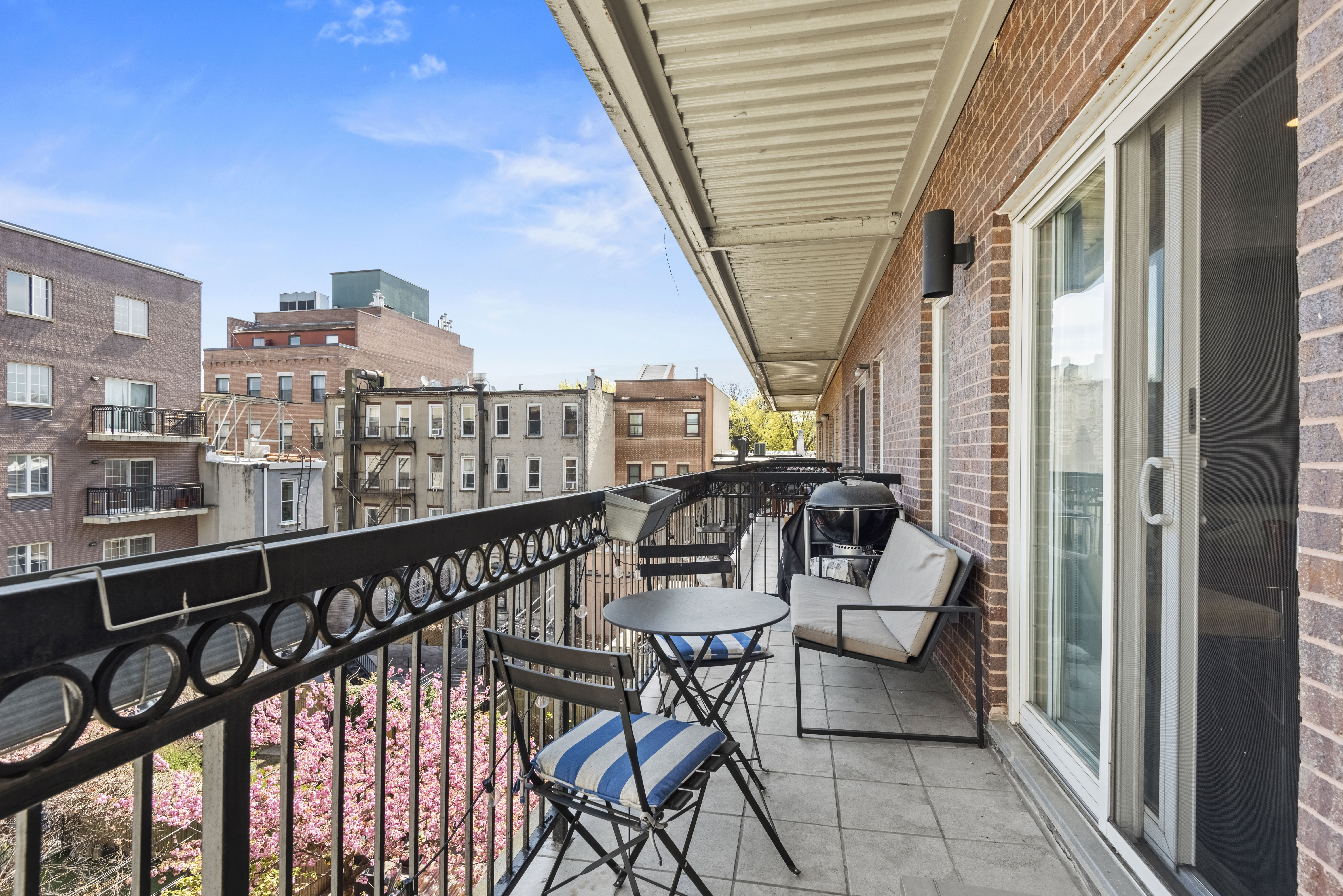 347 3rd Street, Unit C4A Brooklyn, NY 11215 - Photo 4 of 11 a view of a balcony with chairs