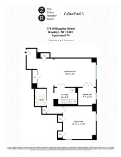 $699,000 | 175 Willoughby Street, Unit 7J | Downtown Brooklyn
