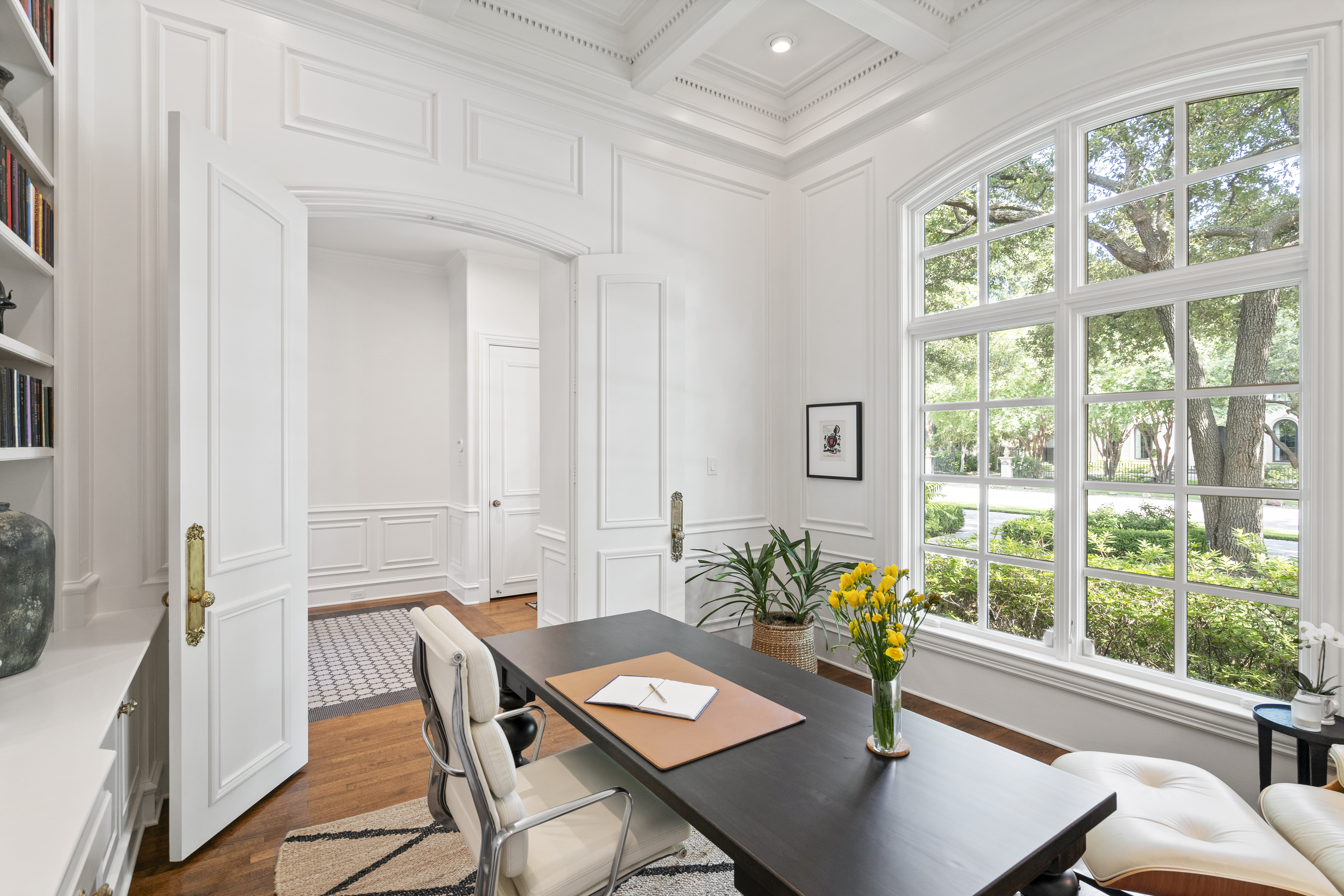 6607 Meadow Road Dallas, TX 75230 - Photo 4 of 32 a view of a workspace with a window