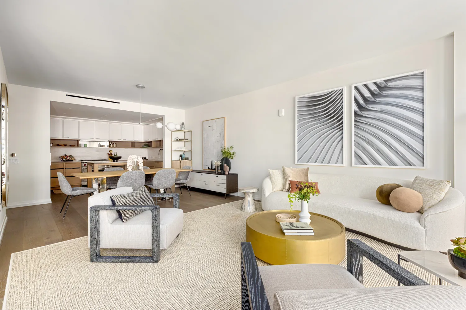 250 West 96th Street, Unit 3A Manhattan, NY 10025 - Photo 4 of 32 a living room with furniture and wooden floor