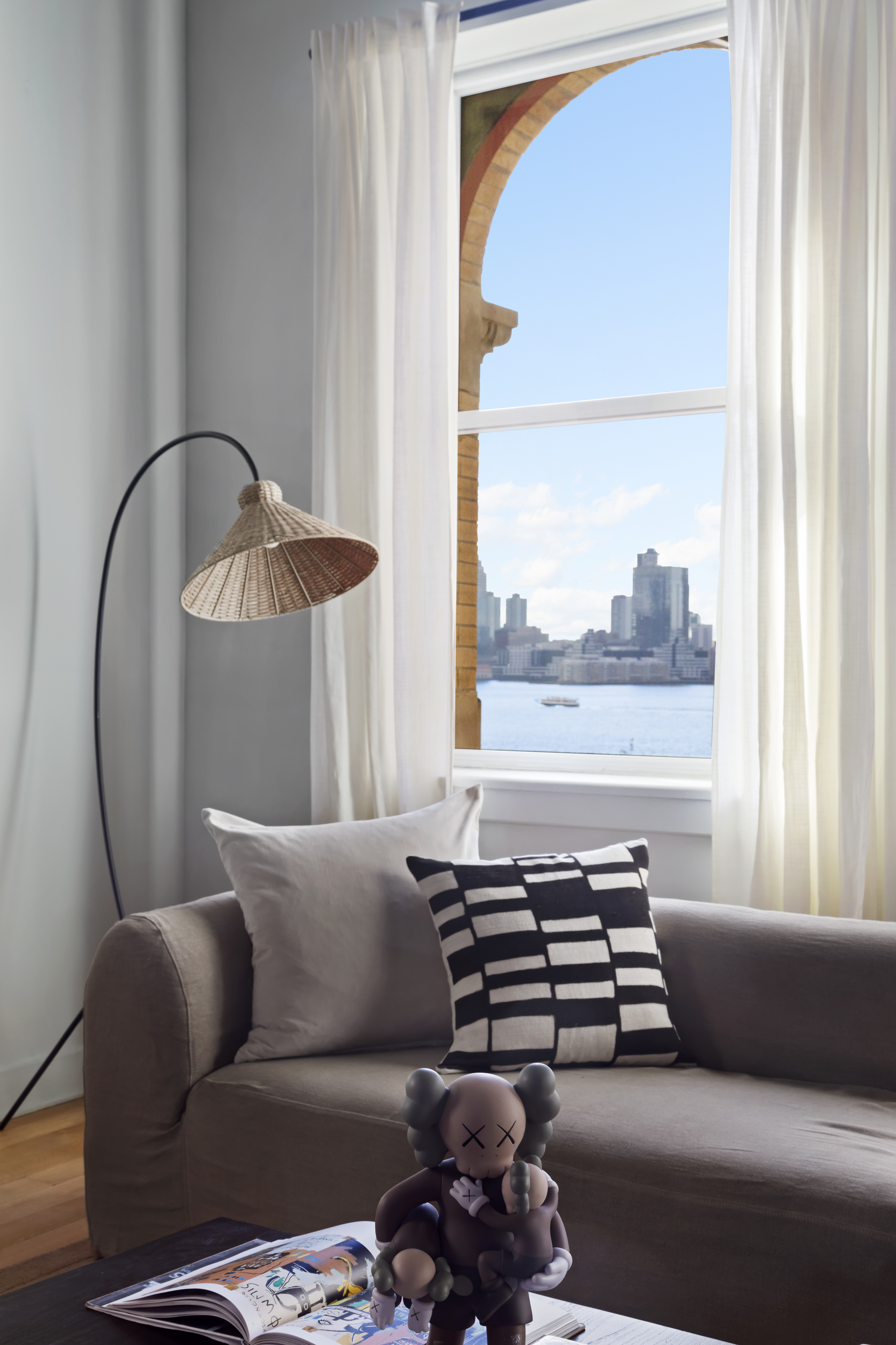 481 Washington Street, Unit PHS Manhattan, NY 10013 - Photo 11 of 20 a living room with furniture and a large window