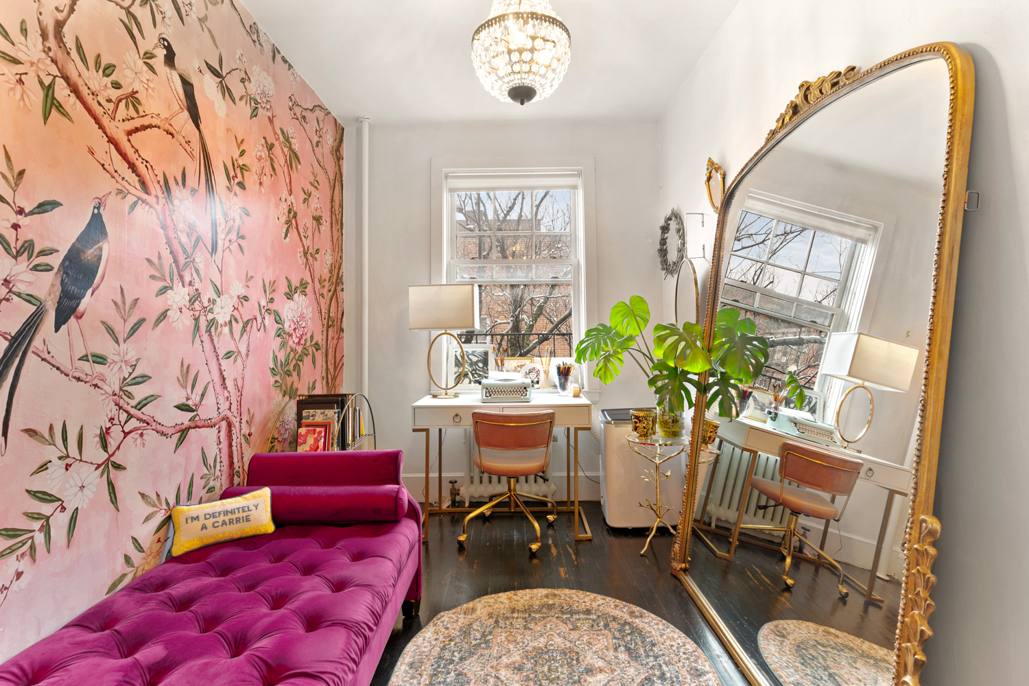 78 Bedford Street, Unit 4C Manhattan, NY 10014 - Photo 7 of 10 a workspace with furniture and a window