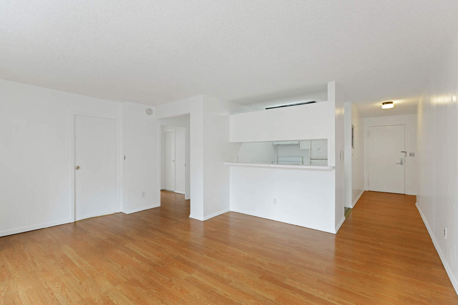 376 Broadway, Unit 6F Manhattan, NY 10013 - Photo 3 of 17 a view of empty room with wooden floor