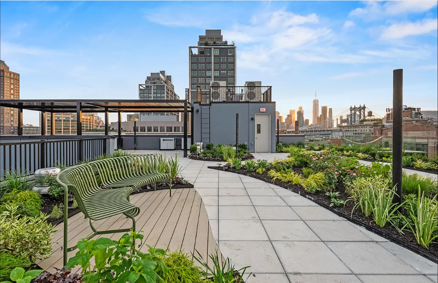 218 Front Street, Unit 231 Brooklyn, NY 11201 - Photo 33 of 35 a view of a chairs in back yard of the house