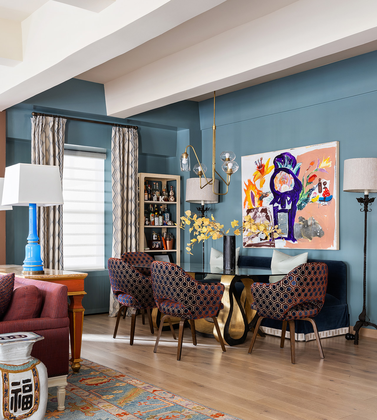 380 West 12th Street, Unit 6CD Manhattan, NY 10014 - Photo 4 of 19 a living room with furniture and wooden floor