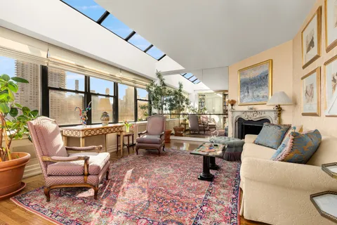 a view of a city and lake