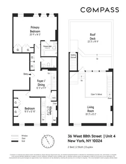 $1,350,000 | 36 West 88th Street, Unit 4 | Upper West Side