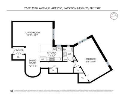 $475,000 | 73-12 35th Avenue, Unit D56 | Jackson Heights