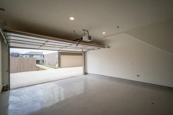 a front view of a building with street view