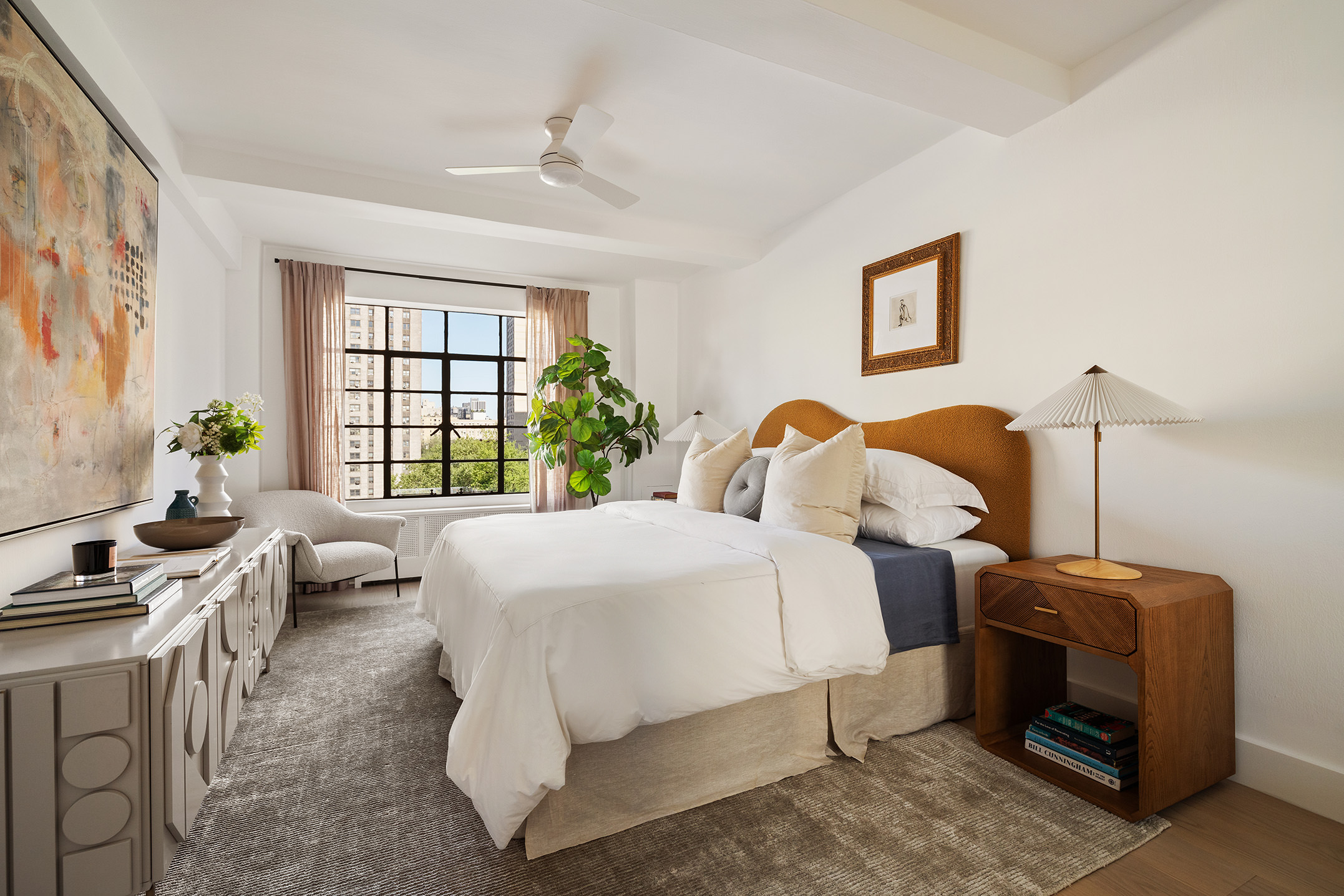 320 Central Park West, Unit 7L Manhattan, NY 10025 - Photo 9 of 16 a bedroom with bed and a window