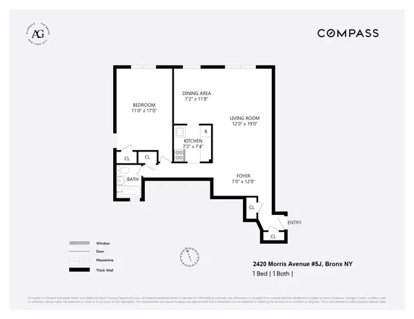 $2,000 | 2420 Morris Avenue, Unit 5J | Fordham Heights