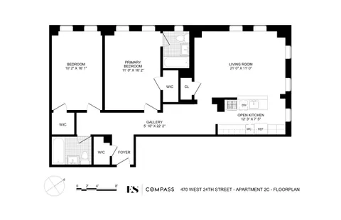 $1,400,000 | 470 West 24th Street, Unit 2C | Chelsea