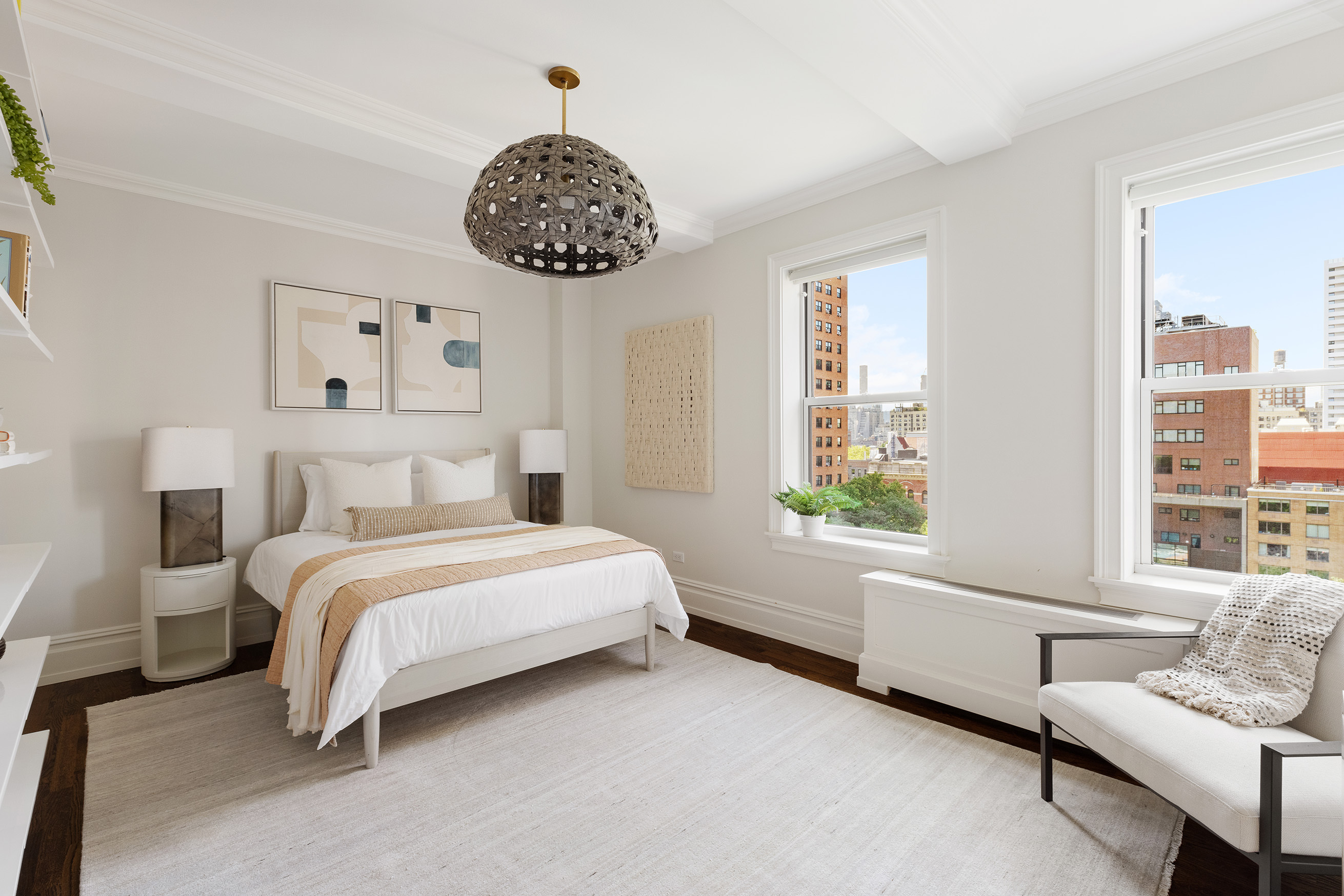 165 West 91st Street, Unit 9AB Manhattan, NY 10024 - Photo 11 of 24 a spacious bedroom with a bed and a window