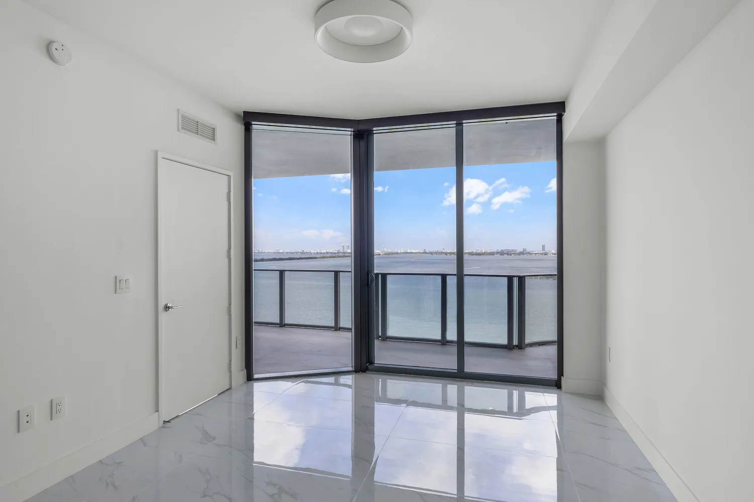 a view of empty room