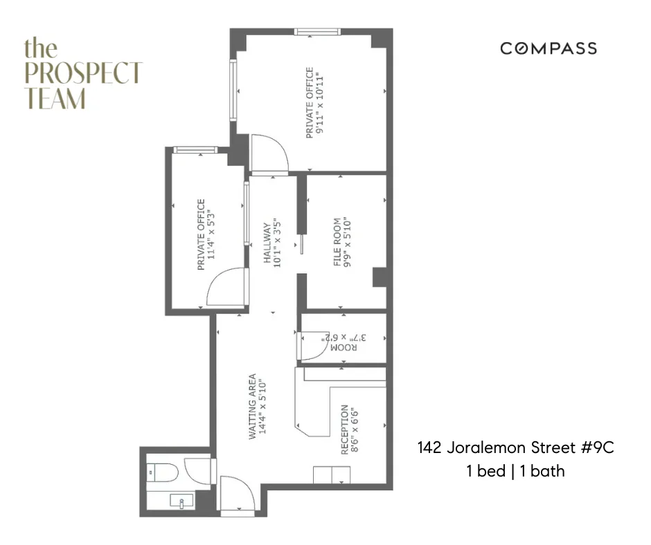 $3,400 | 142 Joralemon Street, Unit 9C | Brooklyn Heights
