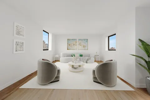 a kitchen with sink refrigerator and microwave