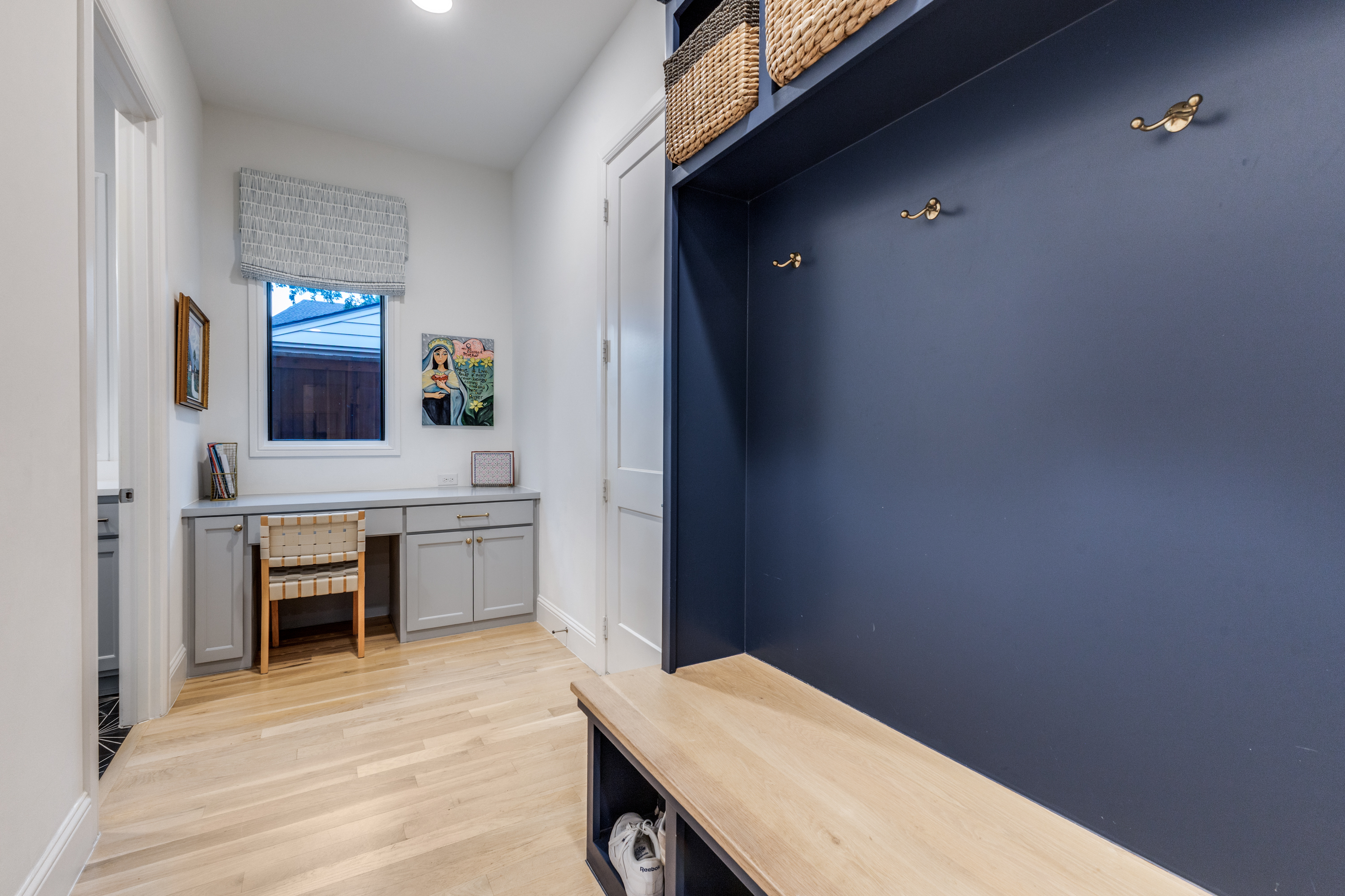 4042 Dunhaven Road Dallas, TX 75220 - Photo 30 of 34 a room with a wooden floor and furniture