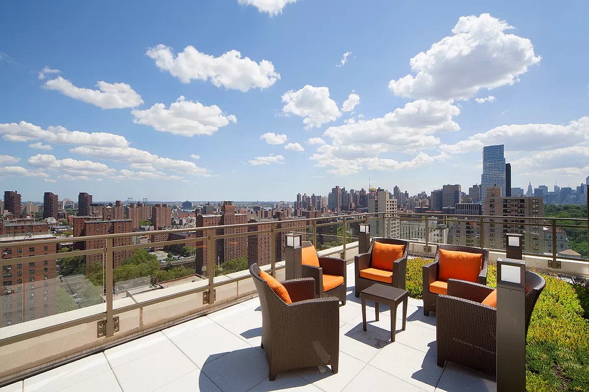 1280 5th Avenue, Unit 10A Manhattan, NY 10029 - Photo 14 of 15 a balcony with furniture
