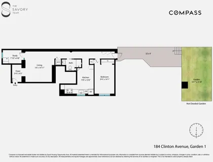 $675,000 | 184 Clinton Avenue, Unit GARDEN1 | Clinton Hill