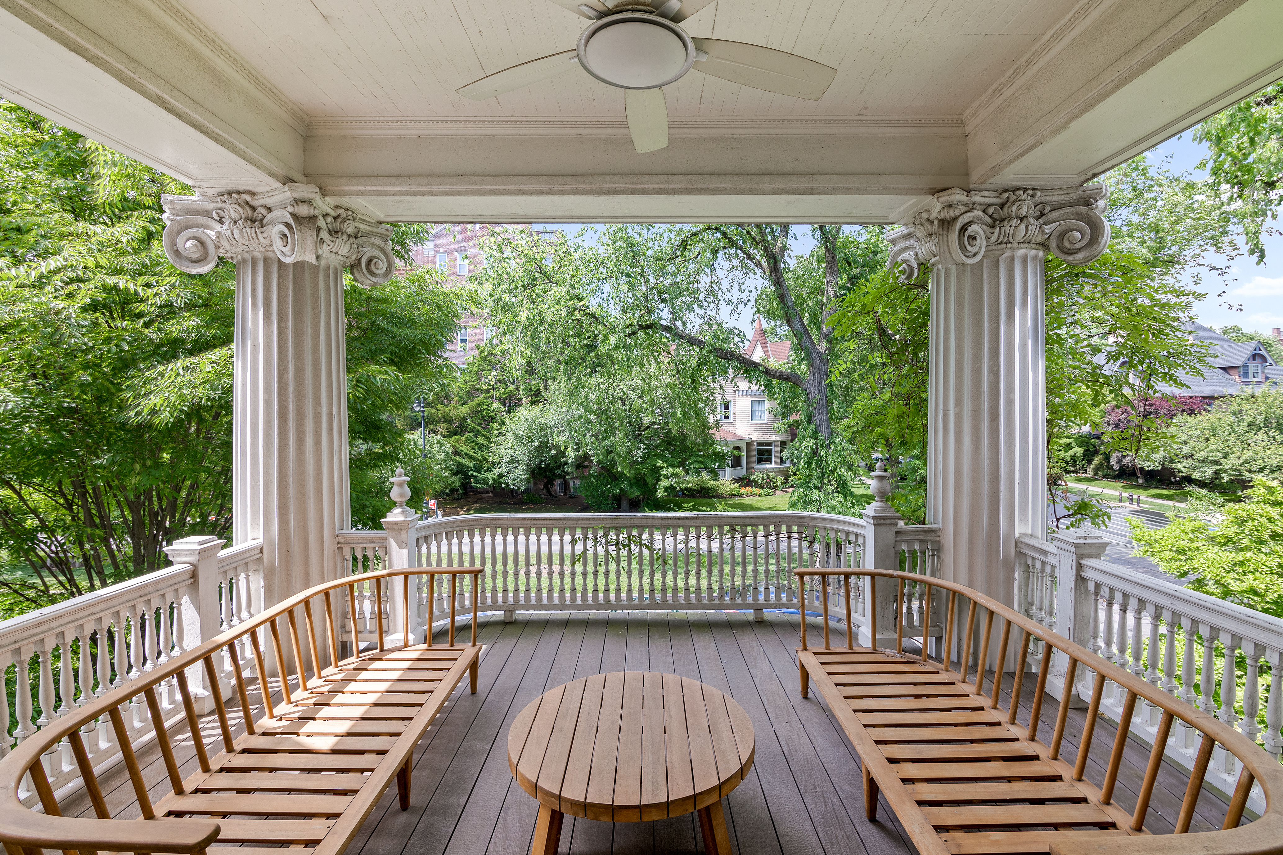 1440 Albemarle Road Brooklyn, NY 11226 - Photo 16 of 39 a view of a balcony with wooden floor