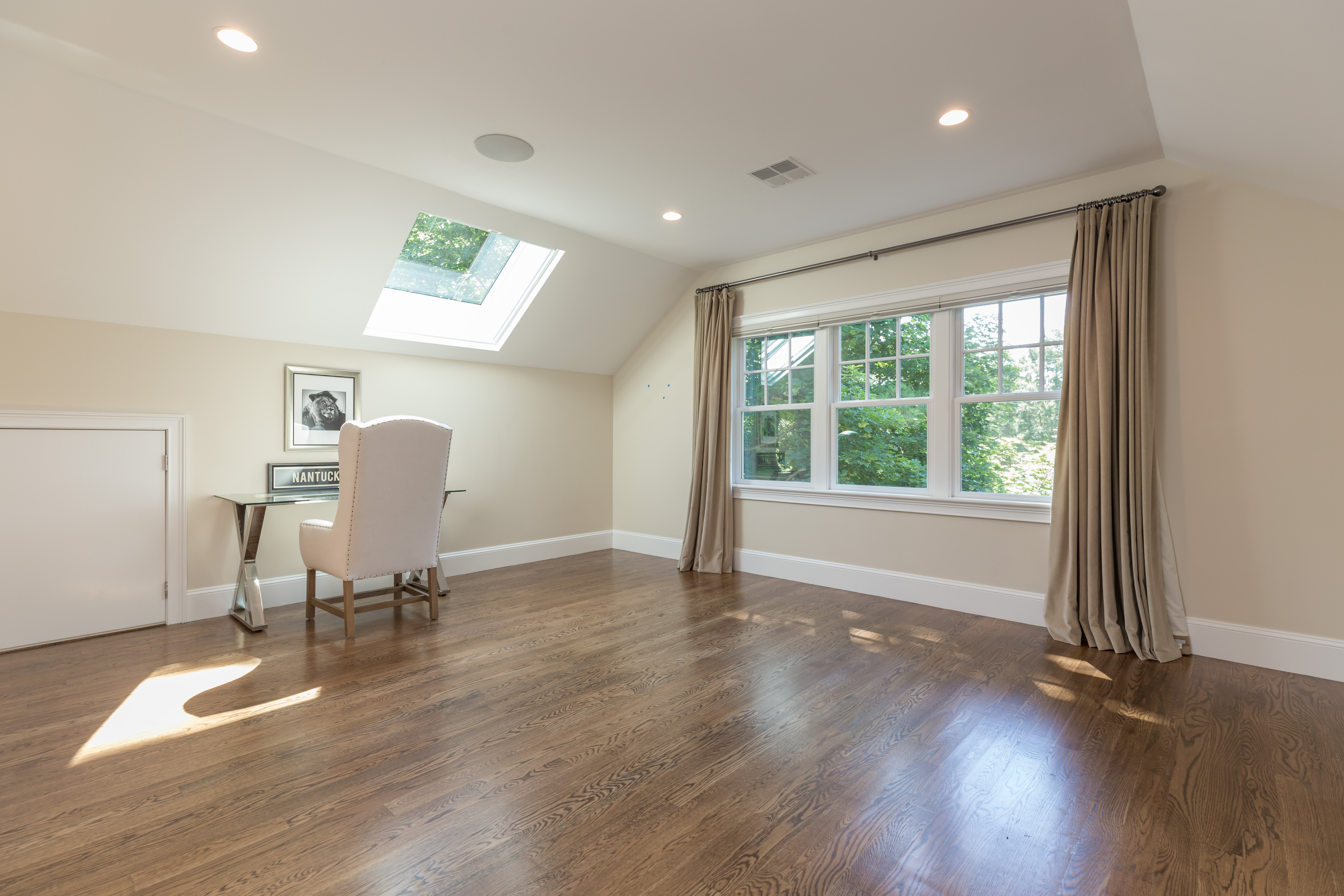 9 Wynnewood Road Wellesley Hills, MA 02481 - Photo 20 of 27 a view of a workspace with furniture and a window