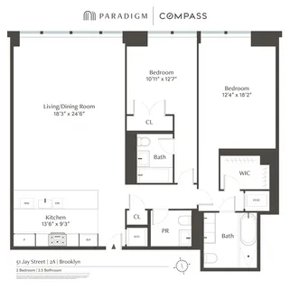 $2,375,000 | 51 Jay Street, Unit 2A | DUMBO