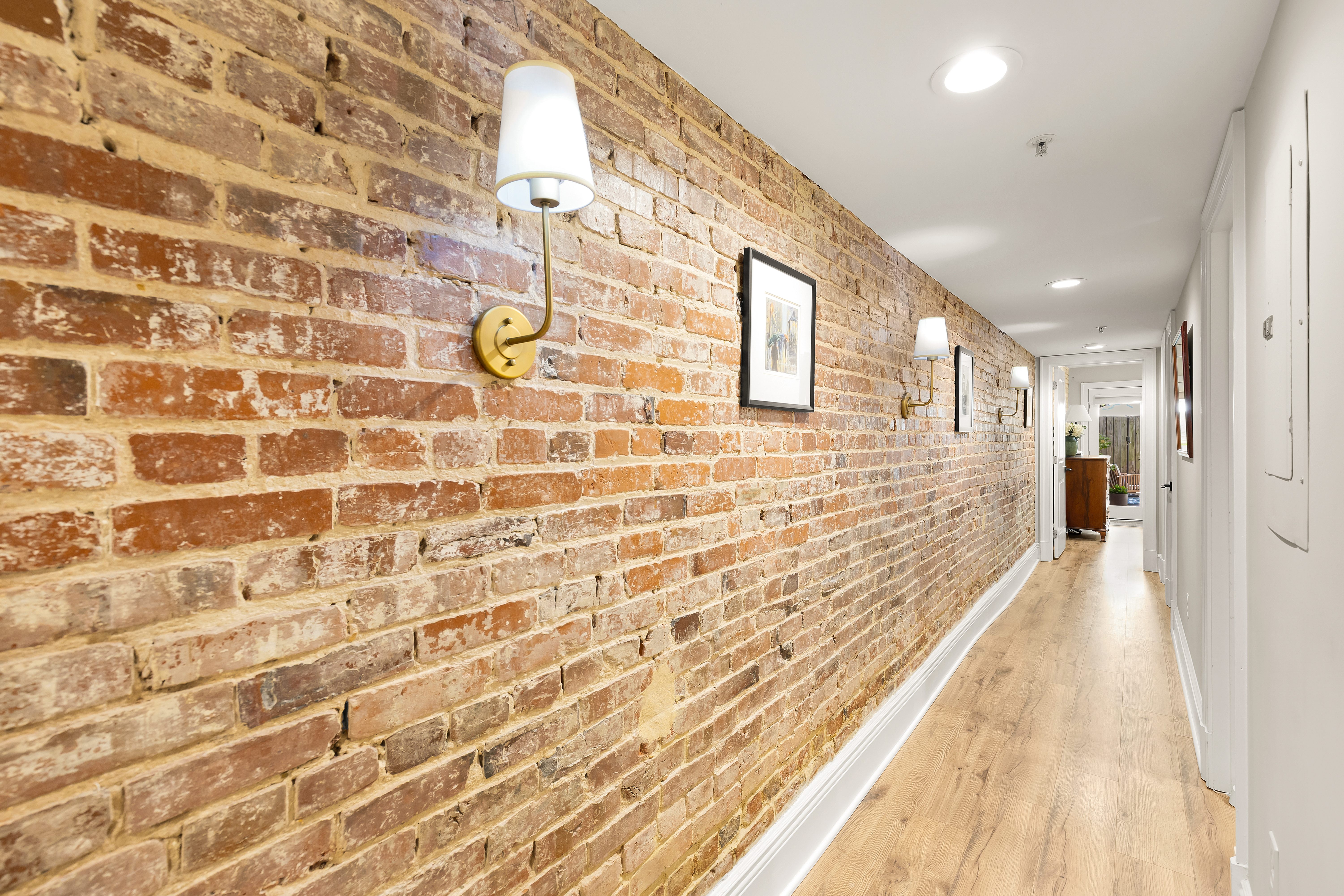1354 Kenyon Street Northwest, Unit G Washington, DC 20010 - Photo 20 of 35 a hallway with a black white checkered floor