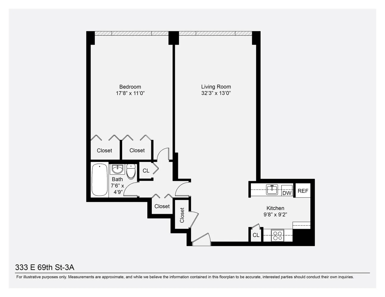 $735,000 | 333 East 69th Street, Unit 3A | Lenox Hill