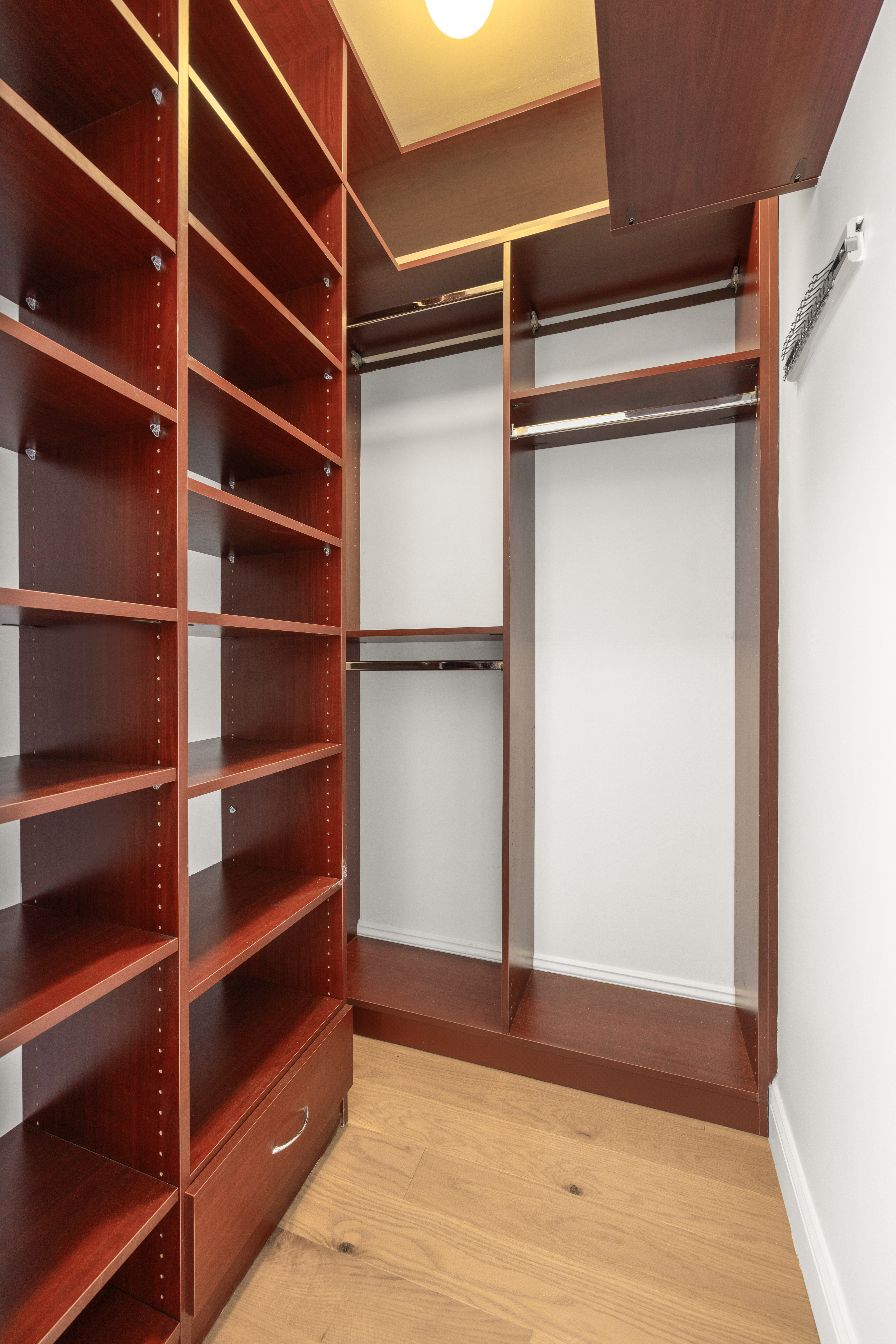 162 16th Street, Unit 7E Brooklyn, NY 11215 - Photo 8 of 23 a view of walk in closet with empty racks