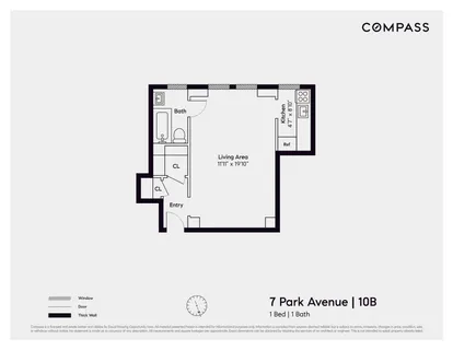 $439,000 | 7 Park Avenue, Unit 10B | Murray Hill