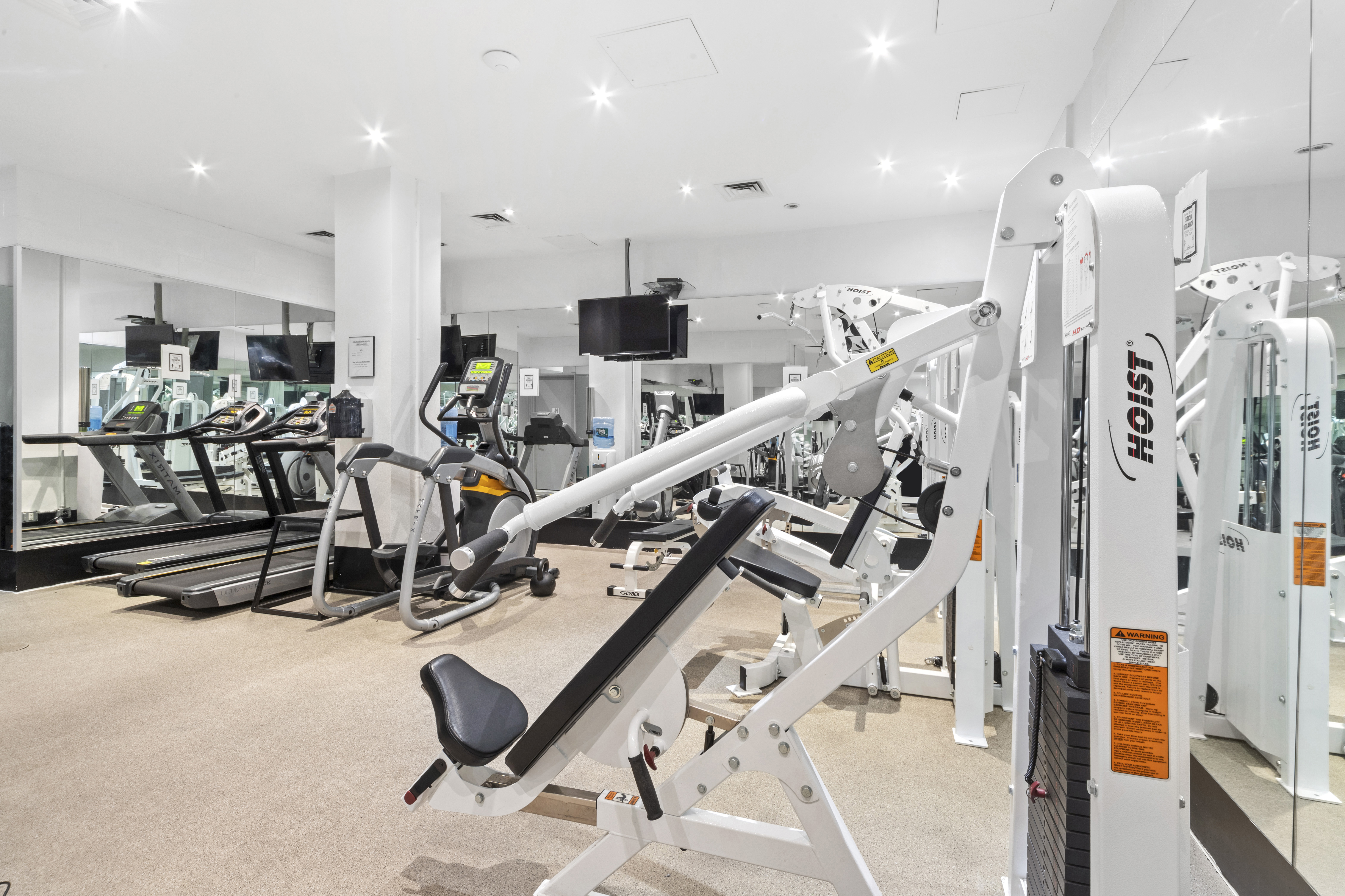 210 Lafayette Street, Unit 6D Manhattan, NY 10012 - Photo 7 of 8 a view of a room with gym equipment