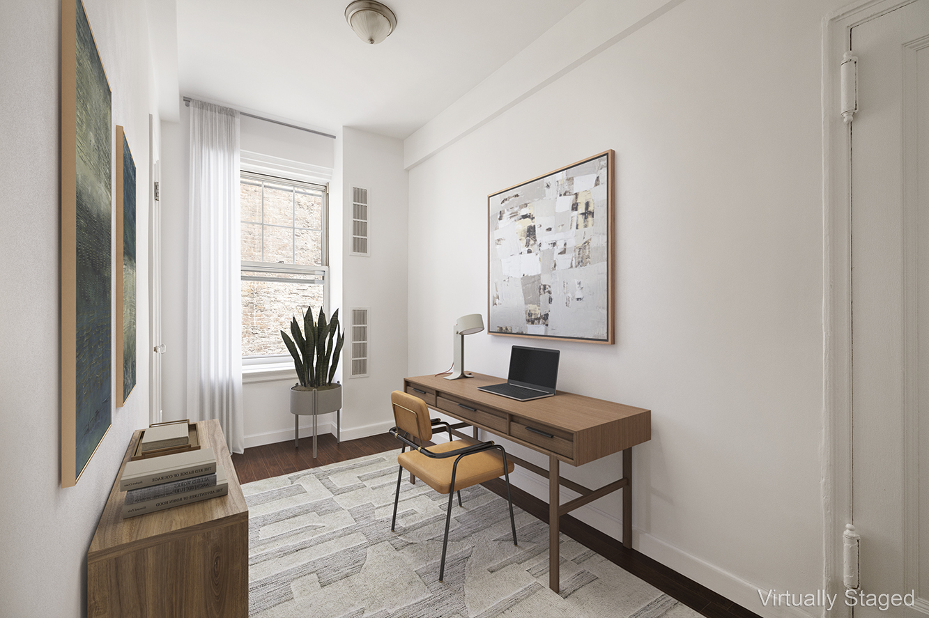 310 West End Avenue, Unit 2A Manhattan, NY 10023 - Photo 6 of 19 a workspace with furniture and a window