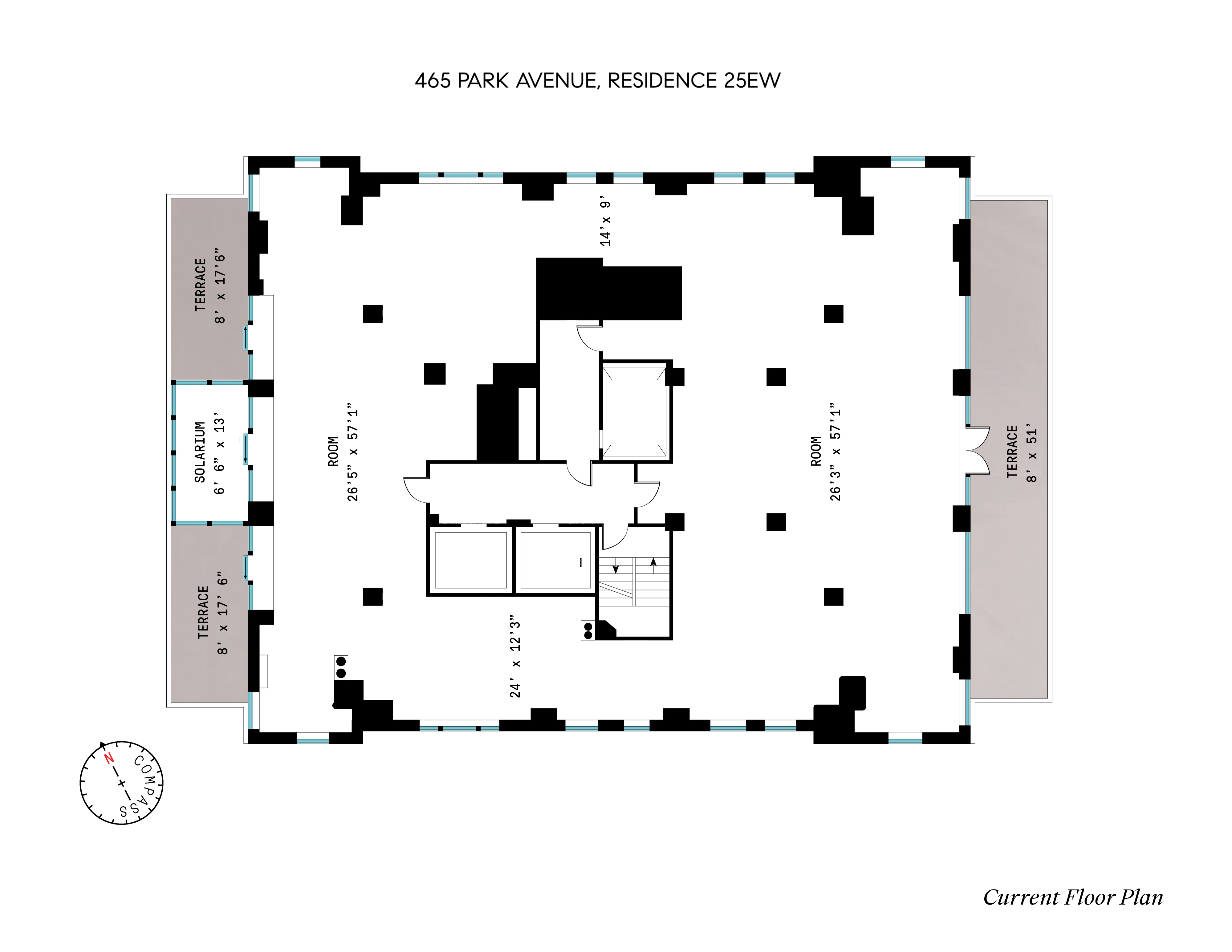 465 Park Avenue, Unit 25EW Manhattan, NY 10022 - Photo 14 of 14 a picture of a bathroom with a sink and mirror