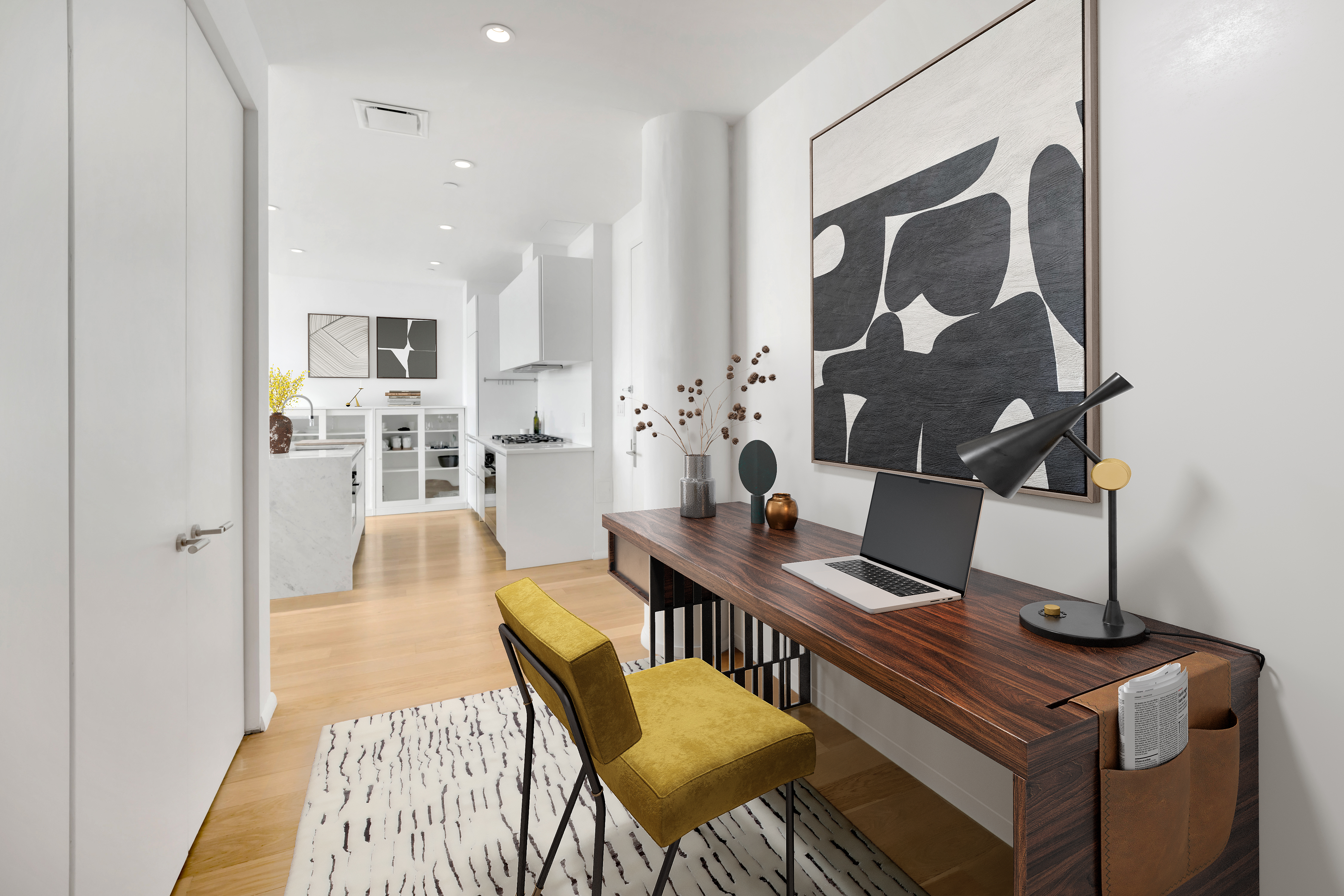 160 Imlay Street, Unit 5A2 Brooklyn, NY 11231 - Photo 7 of 14 a view of a workspace with furniture