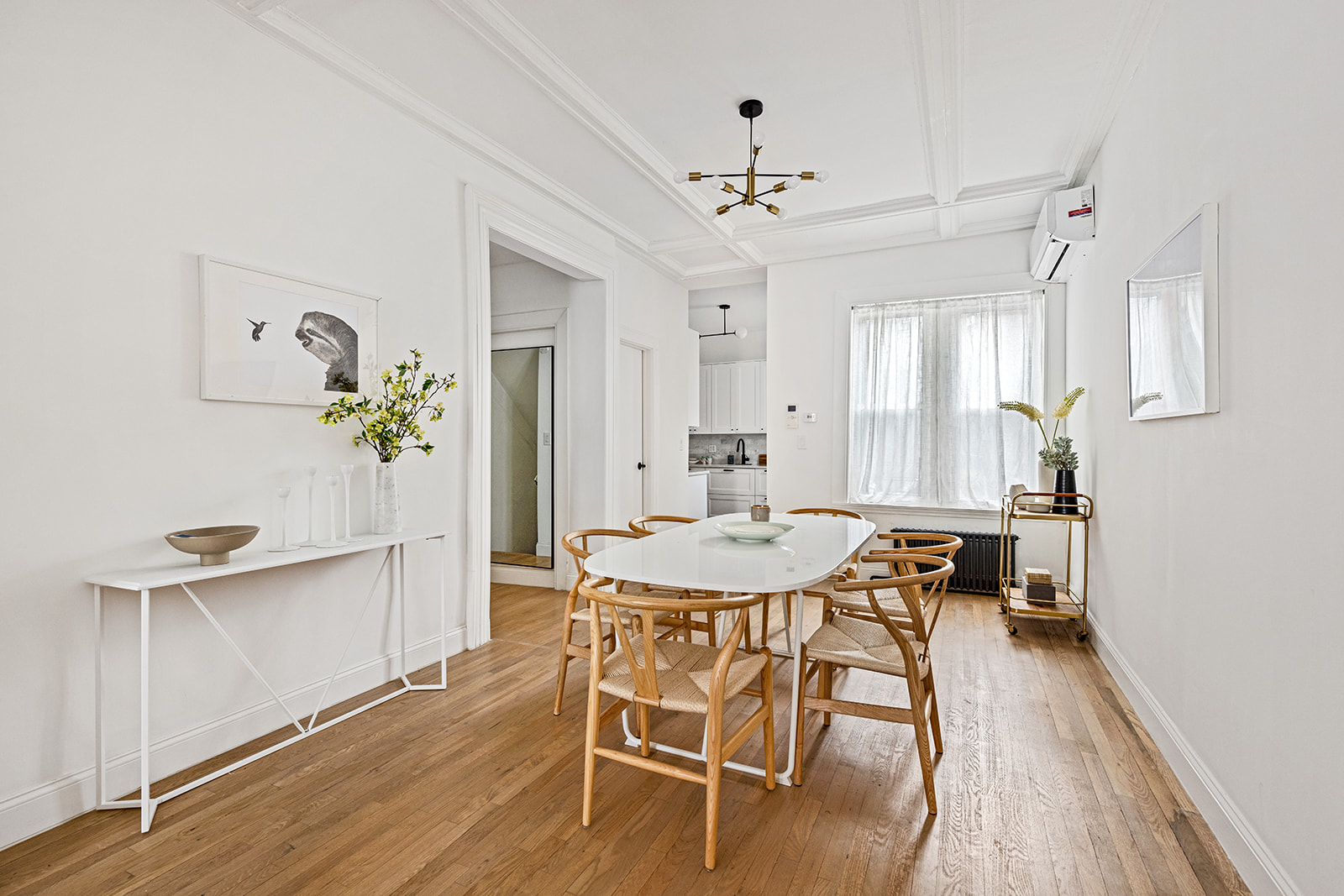 610 Marlborough Road Brooklyn, NY 11226 - Photo 3 of 16 a view of a dining room with furniture and wooden floor