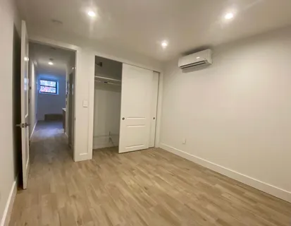 wooden floor in an empty room