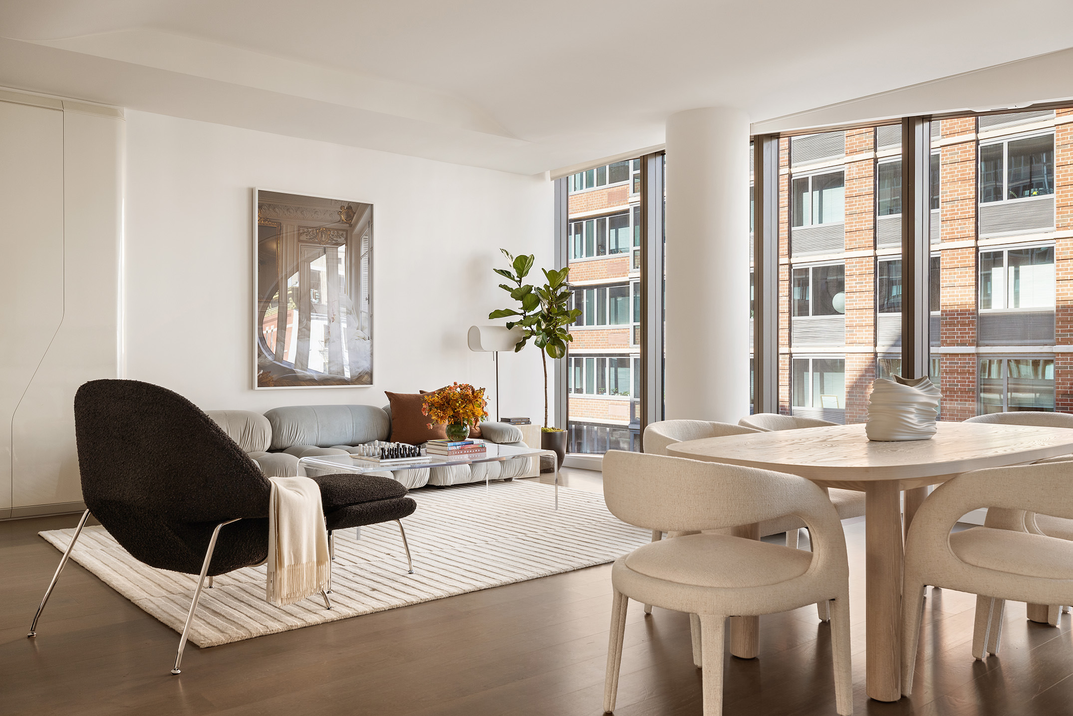 520 West 28th Street, Unit 18 Manhattan, NY 10001 - Photo 7 of 21 a dining room with furniture and windows