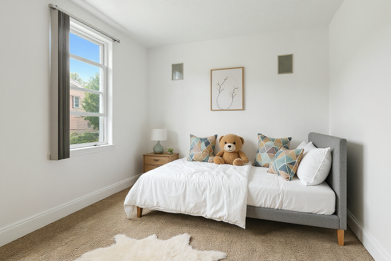 1070 East 13th Street Brooklyn, NY 11230 - Photo 13 of 18 a bedroom with a bed and a window