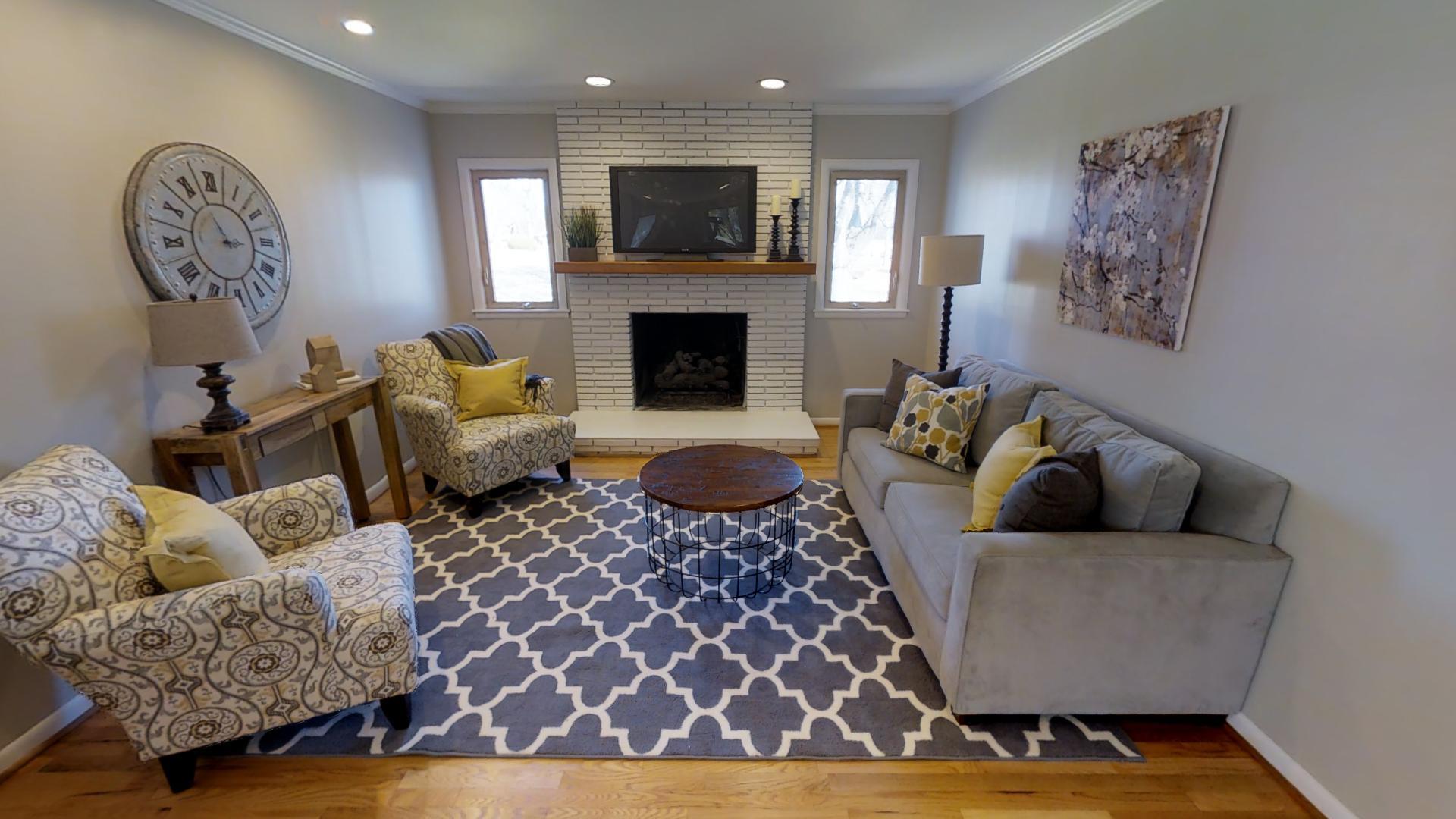 4425 Prescott Road Nashville, TN 37204 - Photo 9 of 26 a living room with furniture and a flat screen tv