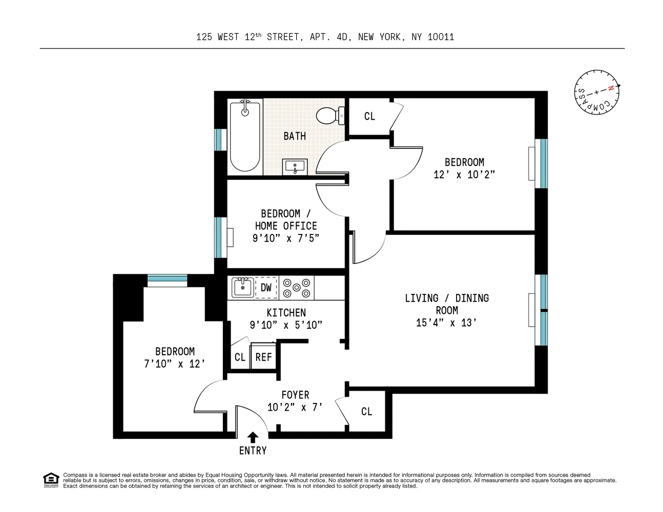 $1,500,000 | 125 West 12th Street, Unit 4D | West Village
