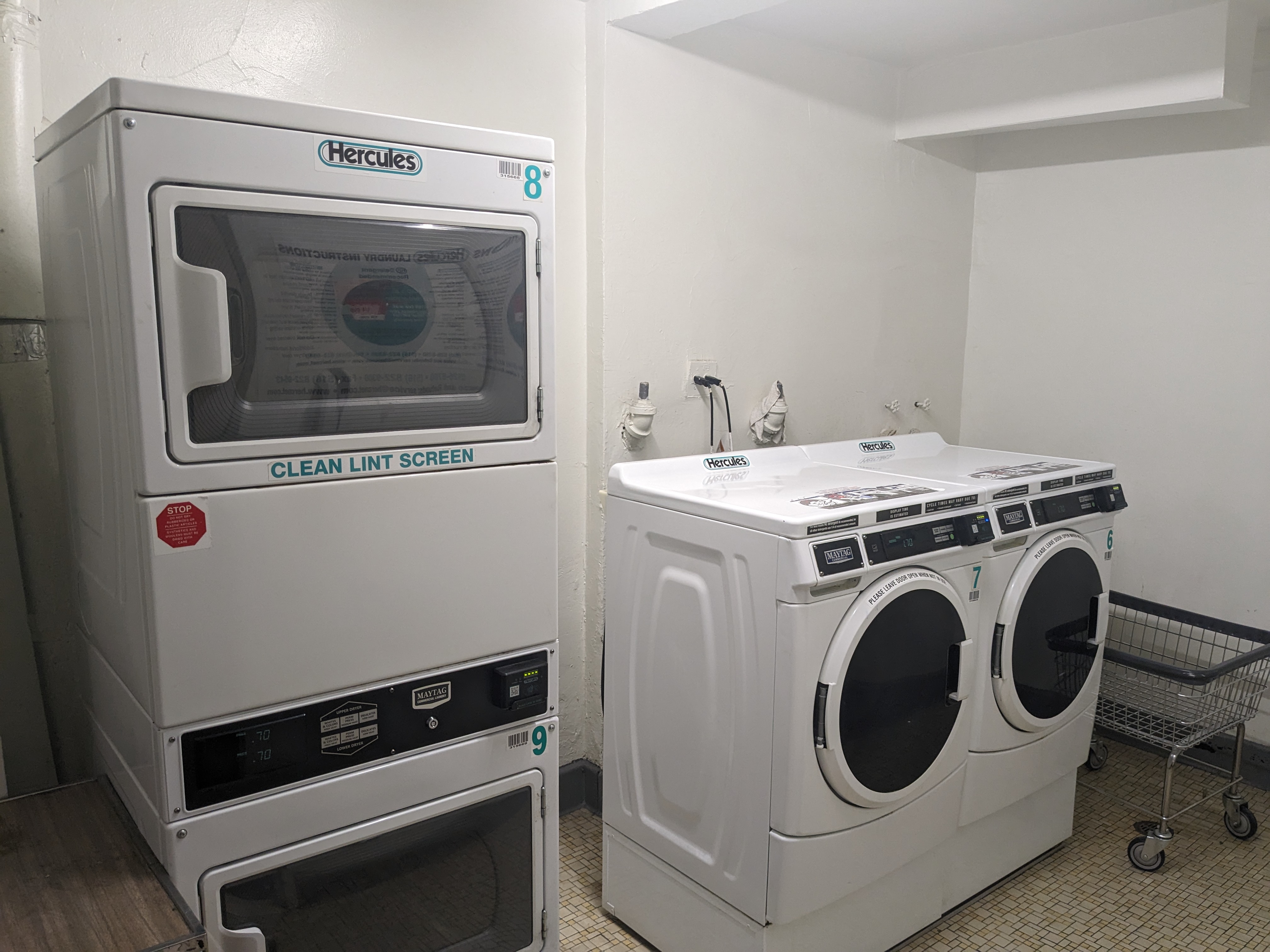 310 Lenox Road, Unit 3D Brooklyn, NY 11226 - Photo 9 of 9 a utility room with dryer and washer